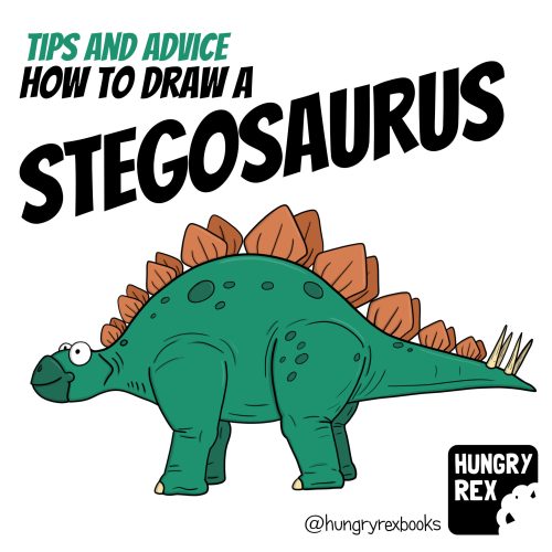 Tips and advice on how to draw a Stegosaurus