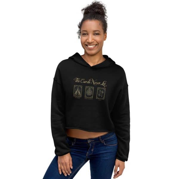 THE CARDS - Crop Hoodie