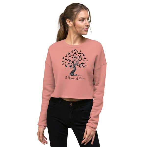 MURDER OF CROWS Crop Sweatshirt - Image 4