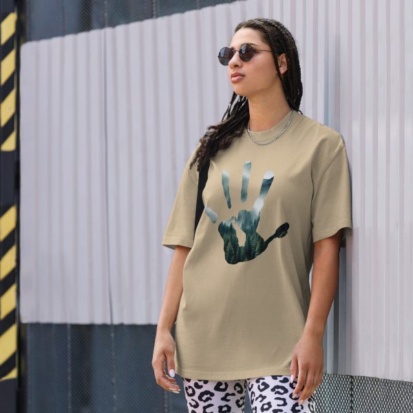 Hand - Oversized faded t-shirt - Image 3