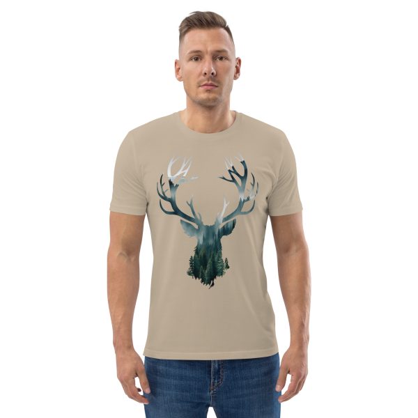 Deer - Unisex organic cotton t-shirt - Image 19