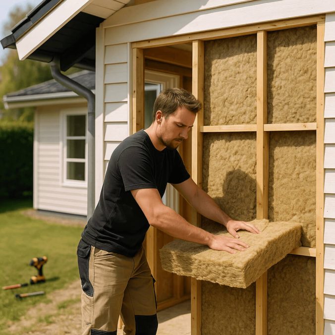Isolering af sommerhus
