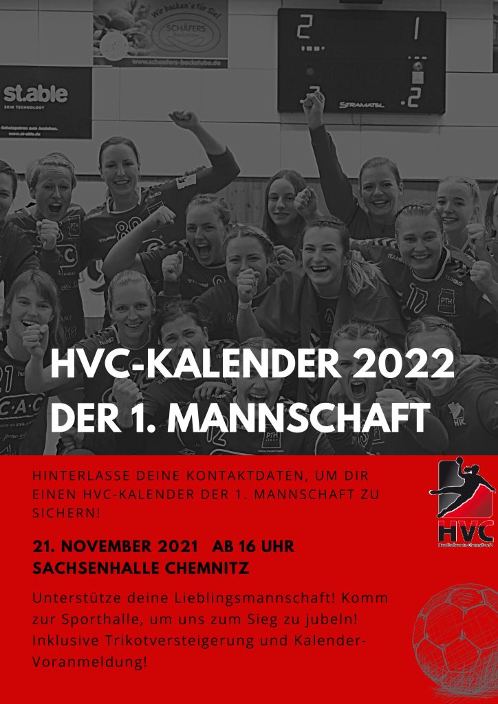 Mit der 1. Mannschaft des HVC’s durch das neue Jahr 2022!