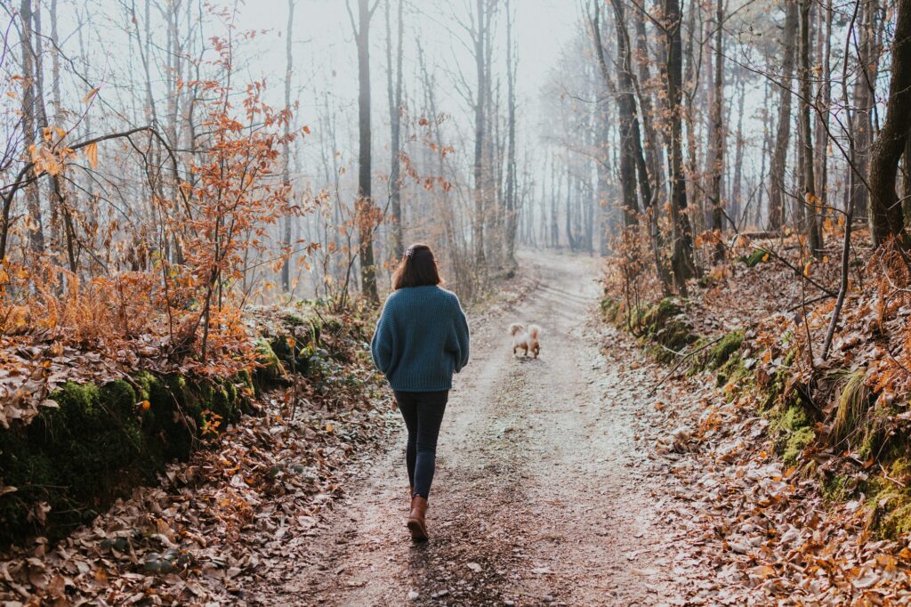 Walking in nature