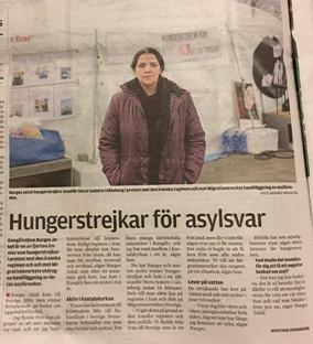  Kungälvs-Posten published an article about Hör Vår Röst