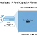 Broadband IP pool capacity planning for BRAS and BNG architectures