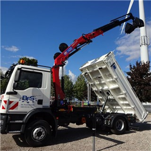 HMF truck mounted cranes
