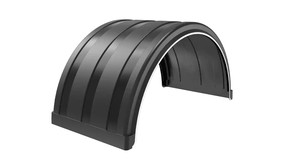 Polyethylene mudguards