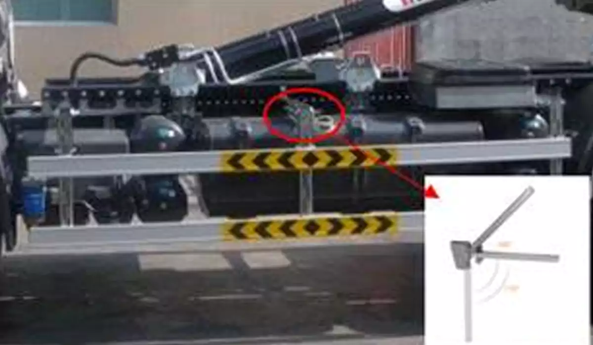 Tiltable side guards