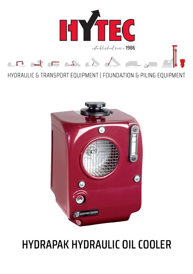 Hytec Hydrapak hydraulic oil cooler HYTEC