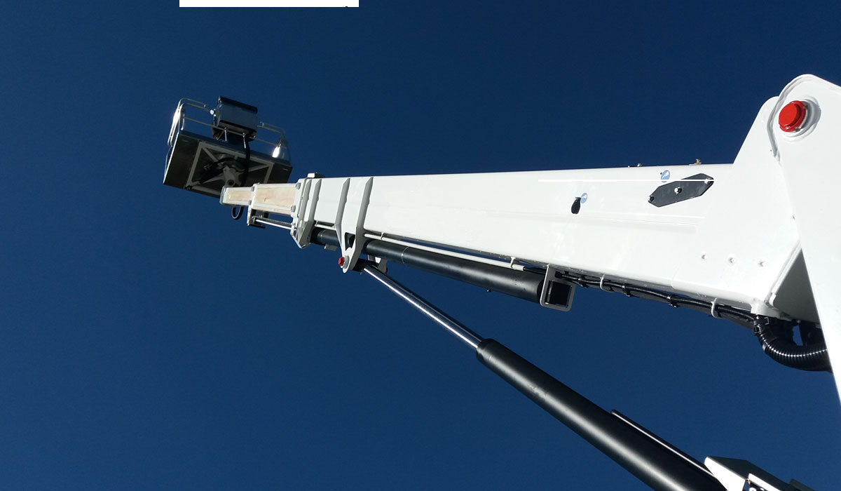 Hytec truck mounted aerial platform