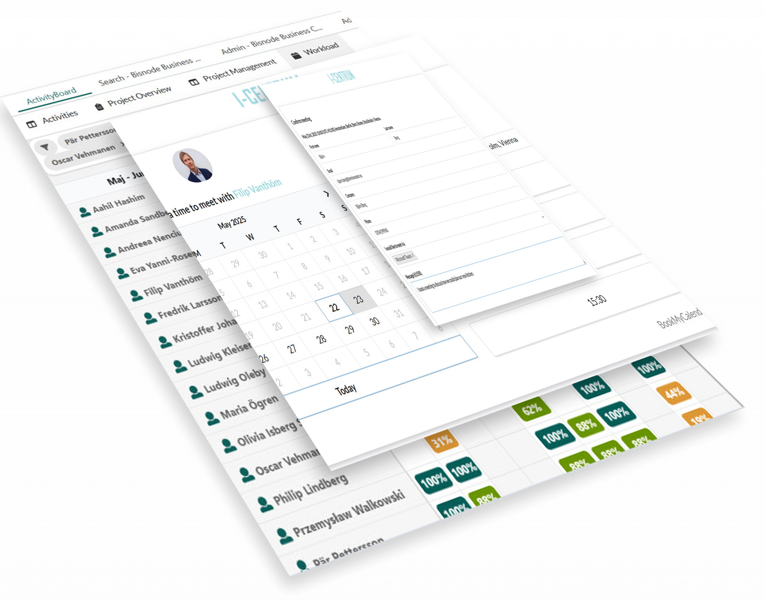Bookingsystem – SuperOffice