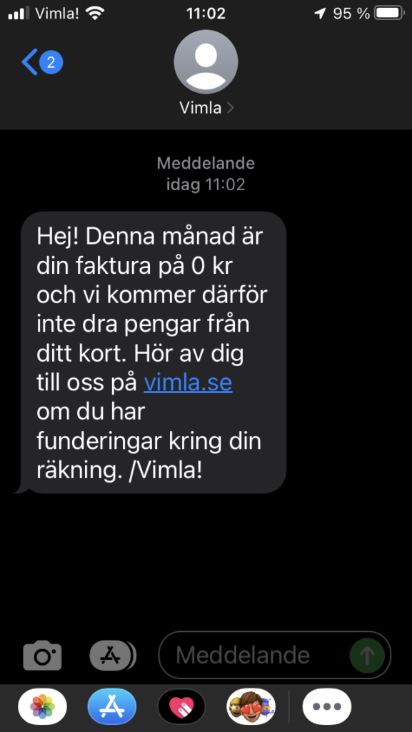 Vimla 0 kr