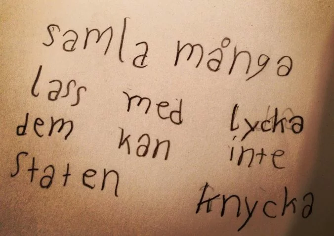 Det började som en skakning på nedre däck