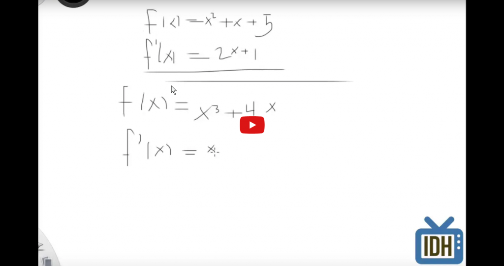 Differentiation vha. håndkraft