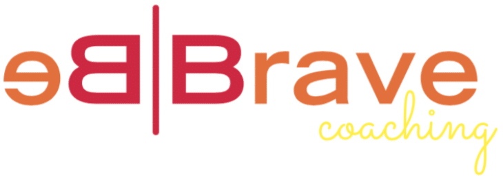 Logo van BeBrave-coaching met link naar website. Webdesign portfolio