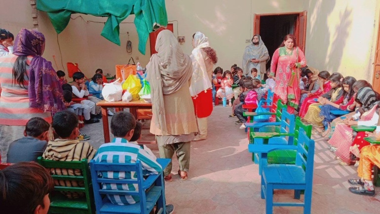 Kids Attending Sabbath School, Pakistan