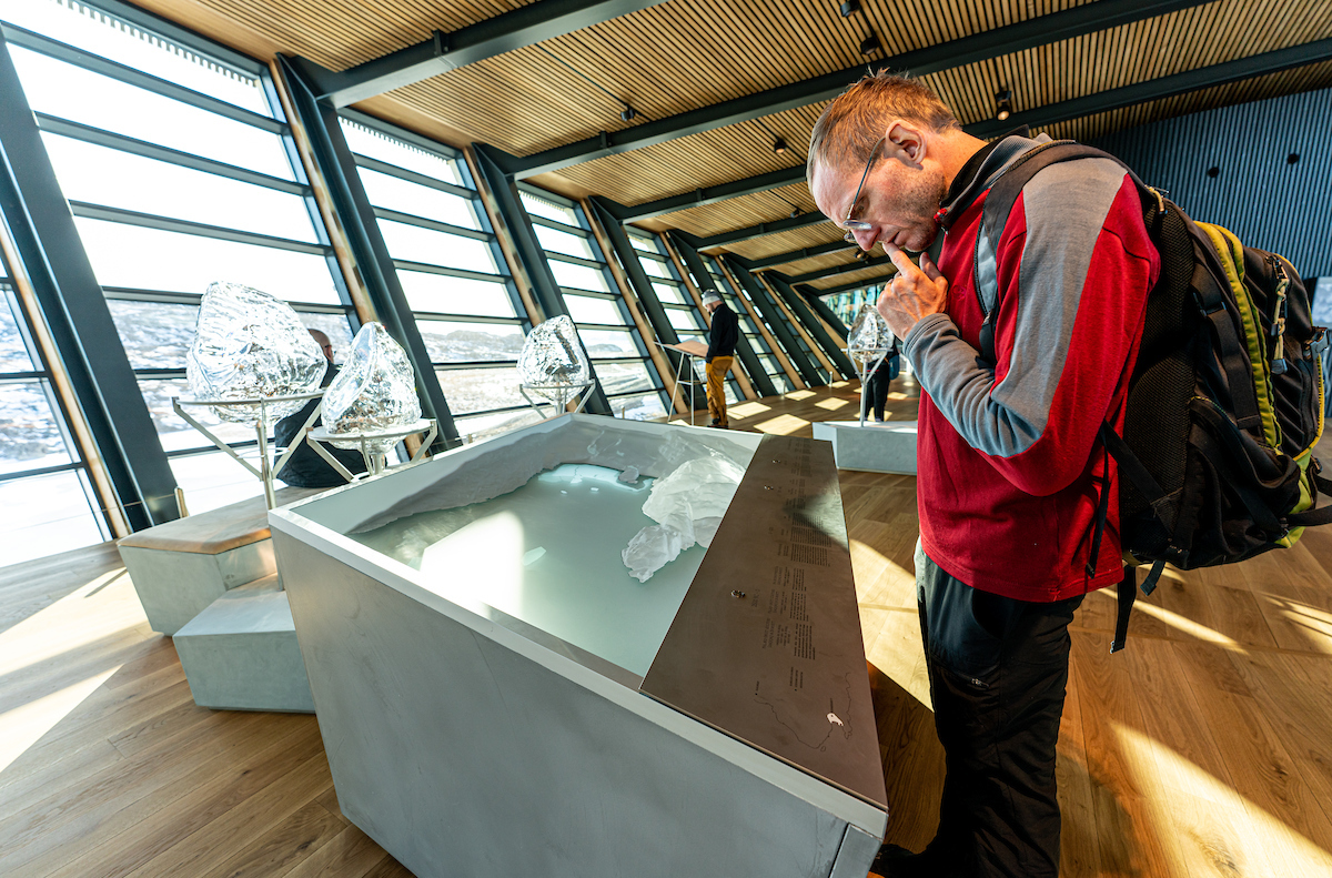 Engage yourself in the fascinating story of Ice and climate change at The Icefjord Centre Photo by Henrik Møller Nielsen - Visit Greenland