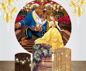 Display Dekorationskit Disney Skönheten & Odjuret -D03- 200cmD