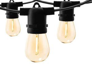 Ljusslinga utomhus - Utebelysning 20 meter med 40st Led lampor 1w