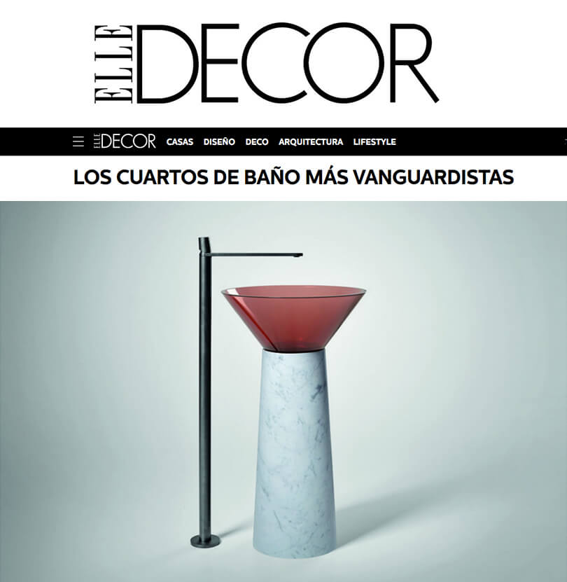 Los Cuartos de baño más Vanguardistas en ELLE Decor (Mayo 2019)