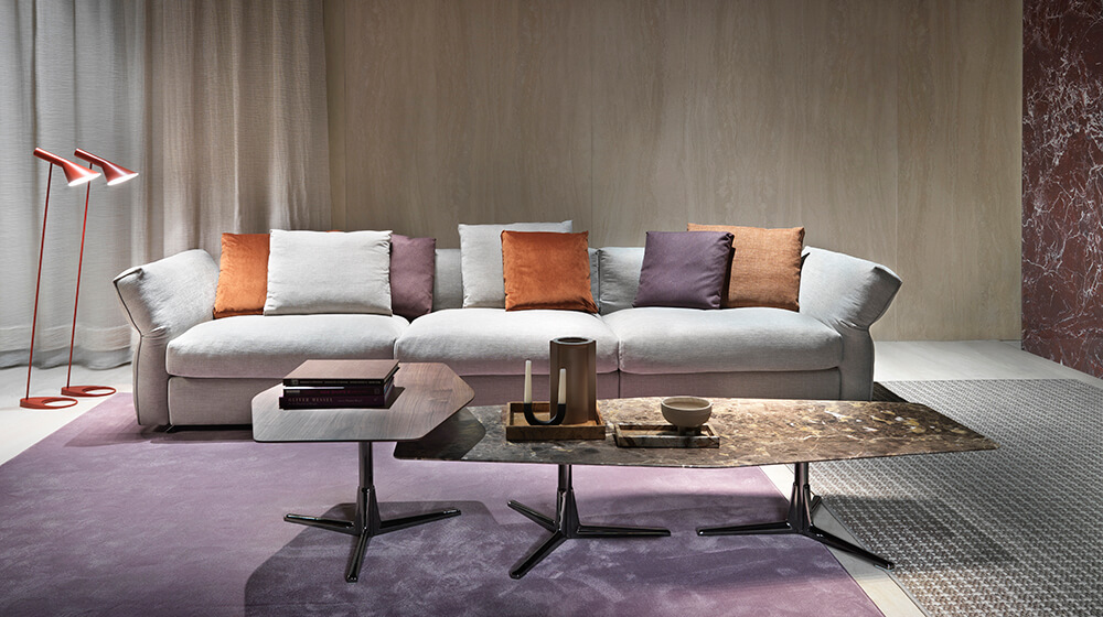 Flexform presenta el sofá Newbridge y mesa Gustav como novedad en IMM Cologne