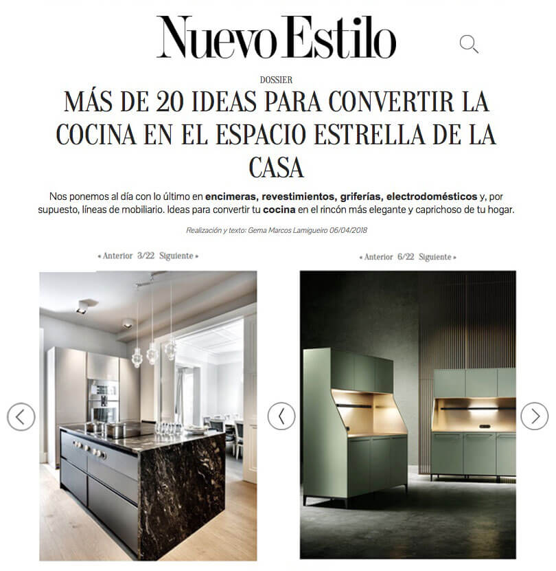 Cocinas SieMatic que marcan tendencia en Nuevo Estilo (ABRIL 2018)