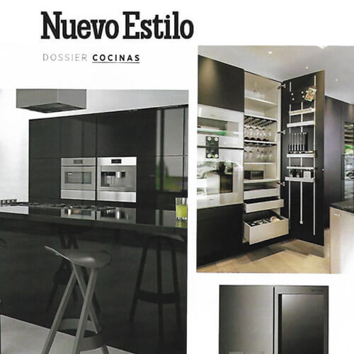 Nuevo Estilo Marzo. El color negro en las cocinas es la última tendencia: Classic de Siematic