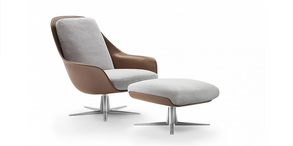Silla Sveva flexform novedad de diseño de mobiliario