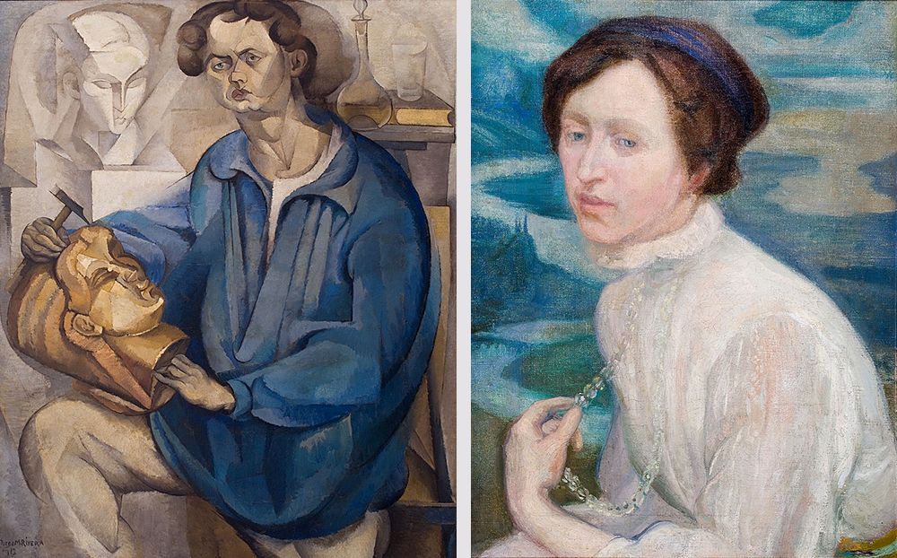 Diego Rivera, retratos que forman parte de la Exposición en la Casa de México en España