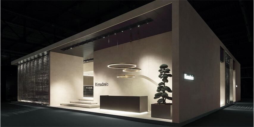 Stand Rimadesio en el salón del mueble de Milan 2017