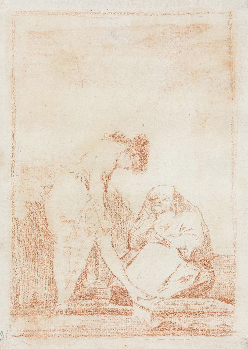 Goya, exposición de Dibujos en el museo del prado Madrid