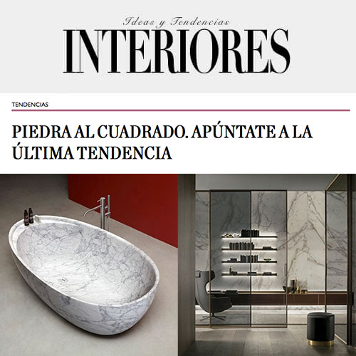 Antonio Lupi y Rimadesio se apuntan a la nueva tendencia, la piedra en interiores (diciembre 2019)