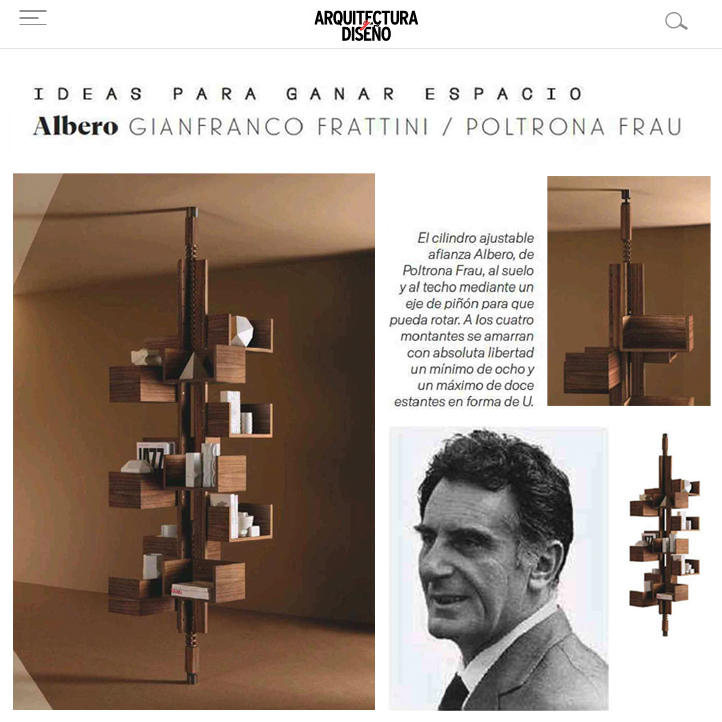 Albero, de POLTRONA FRAU en ICONNO, Arquitectura y Diseño, junio