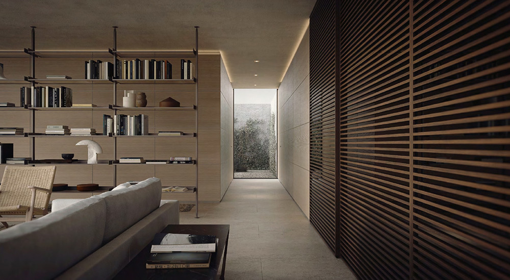 Feria mueble Milán Rimadesio correderas Stripe 2