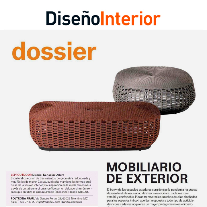 dossier Diseño interior mobiliario exterior Poltrona Frau