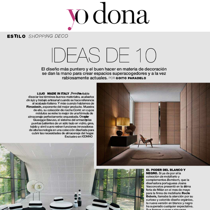 Cover de Rimadesio en Yo Dona noviembre 2023