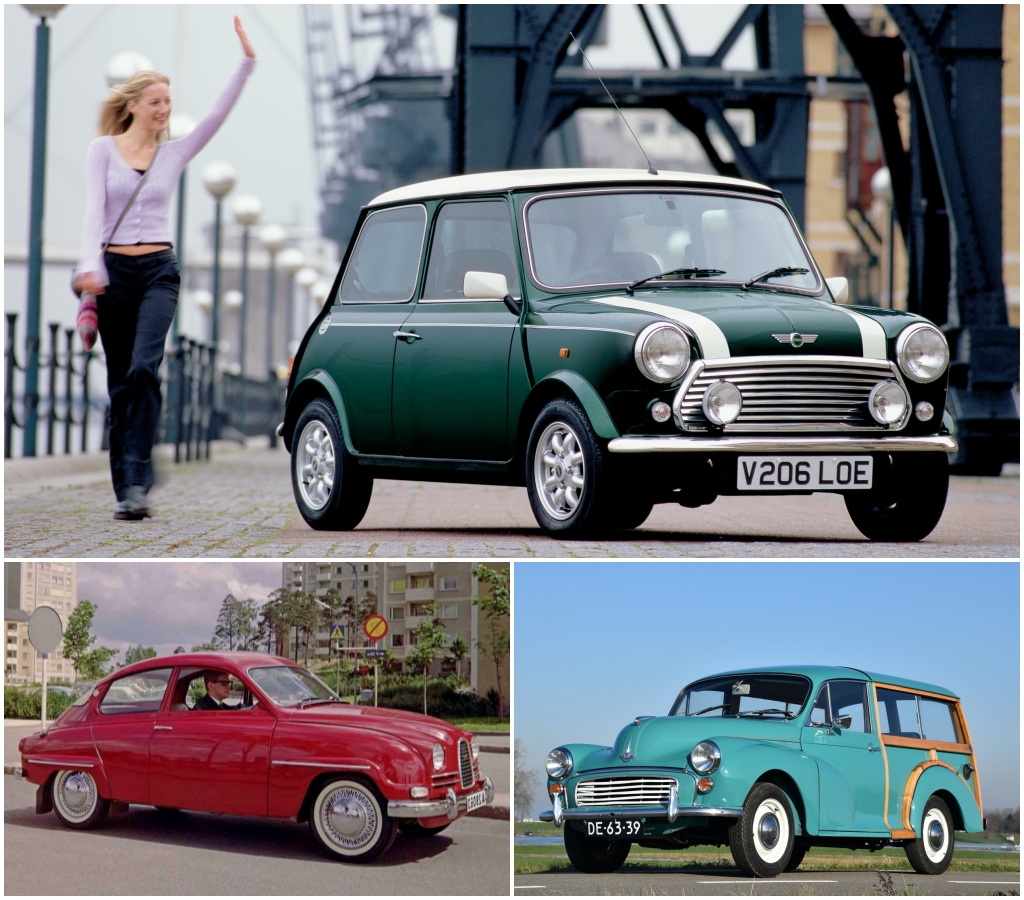 Mis clásicos preferidos... Mini: 5.350.000 unidades entre 1959 y 2000 | BMW / Saab 96: 547.221 unidades entre 1960 y 1980 / Morris Minor: 1.368.291 unidades entre 1948 y 1971 | Cars and Classics