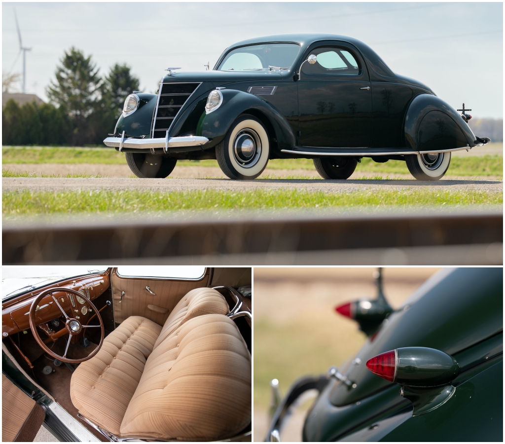 1937 Lincoln Zephyr Coupe est 50-75.000$ venta 64.400$ | RM Sotheby's