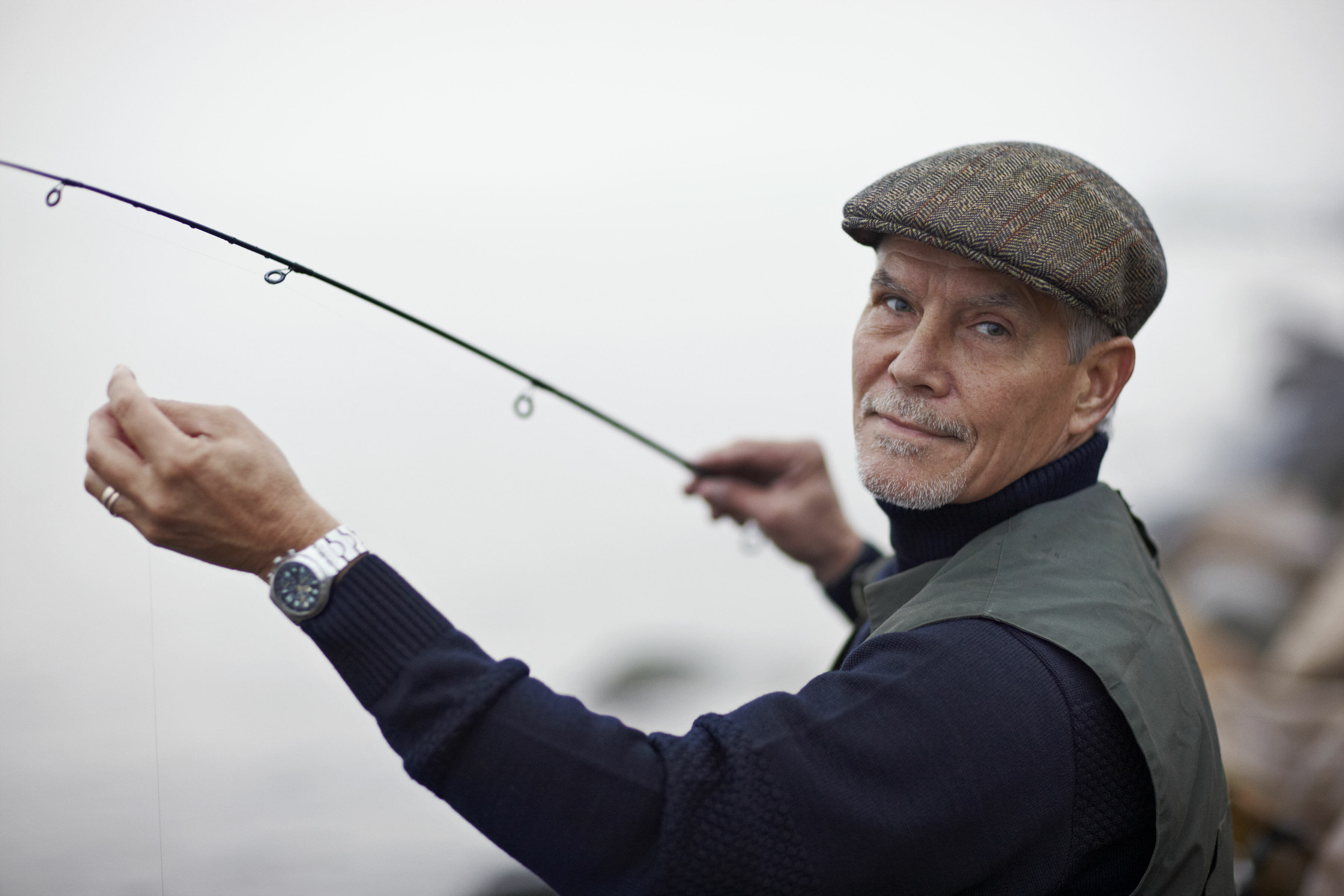 Livsstilsfotografering til billedbank, lystfisker ©foto Ida Schmidt