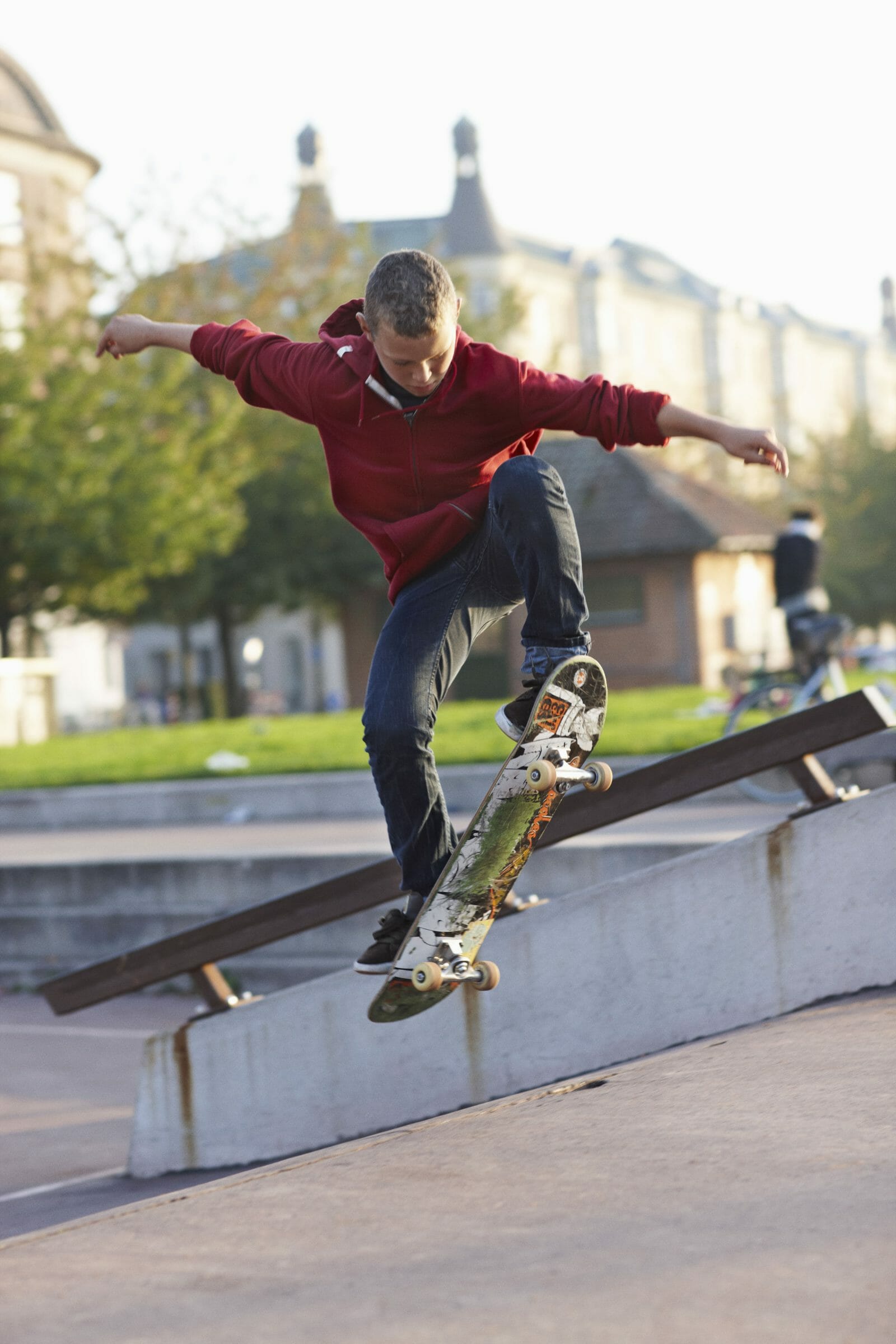 Fotografering til billedbank, skateboard dreng © Foto Ida Schmidt