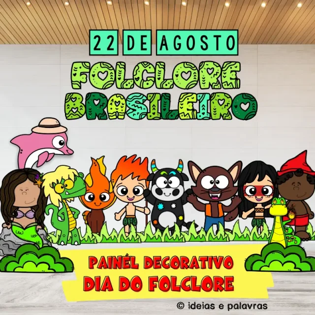 Painel Dia do Folclore