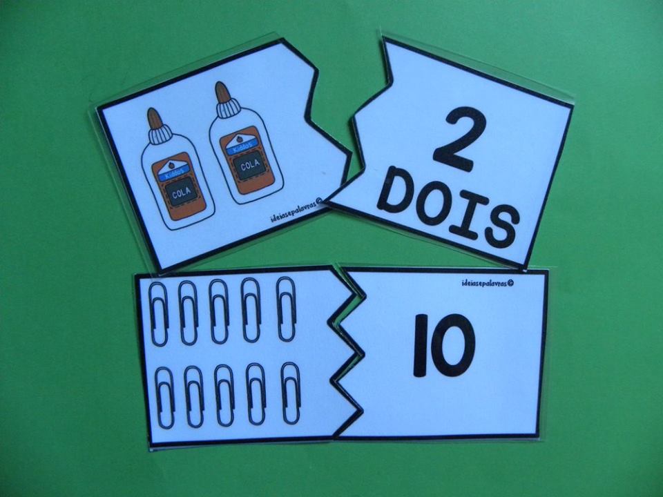 Caracol Numérico Quebra-cabeça pré-escolar números de 1 a 10