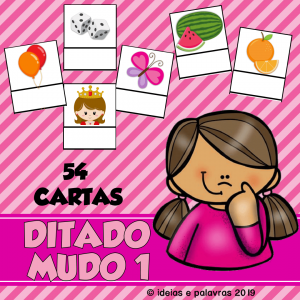 DITADO MUDO ATIVIDADE DE ALFABETIZAÇÃO Ditado Mudo 1 - Atividade de alfabetização - ideiasepalavras.com.br