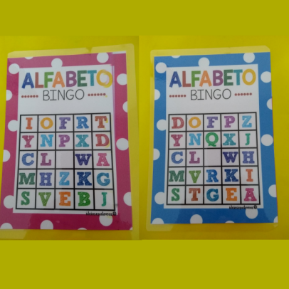 Jogo Educativo Bingo Do Alfabeto Em