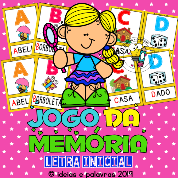 Mesa c/ Letras do Alfabeto + 4 Jogos Inteligencia Infantil - Art