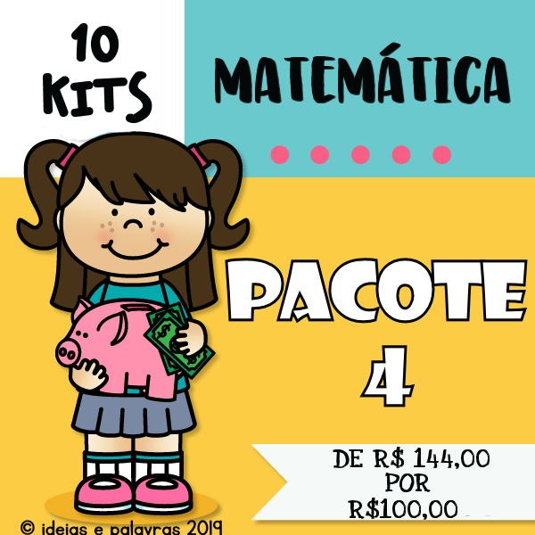 Pacotão com 12 Jogos para Alfabetização Matemática e Letramento