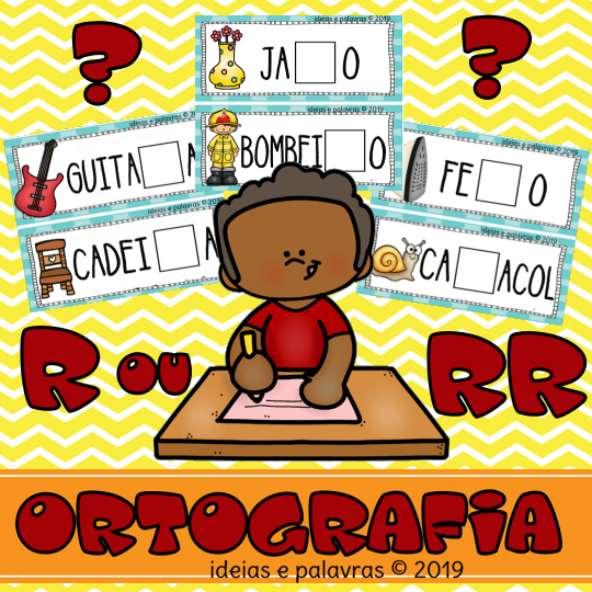 Atividades com R e RR para alfabetização  Atividades de ortografia,  Atividades com r, Ortografia