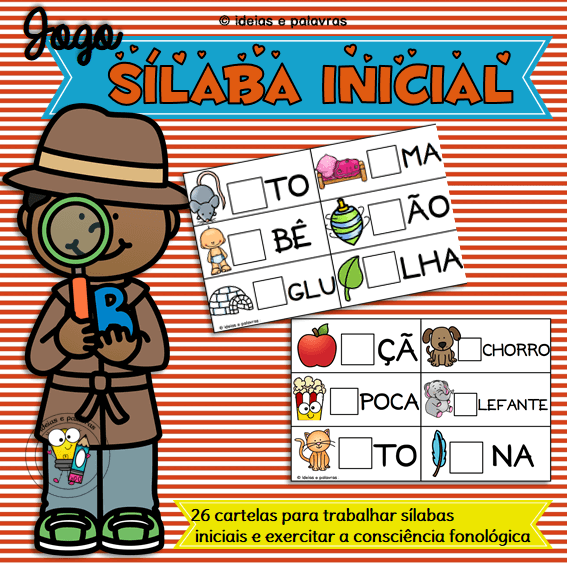 Atividades para educadores bingo de palavras com as sílabas r ou