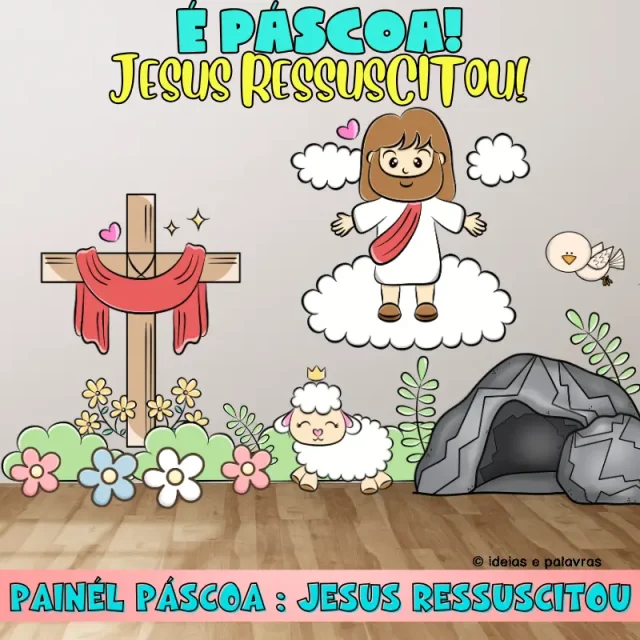 Painel de Páscoa Cristã